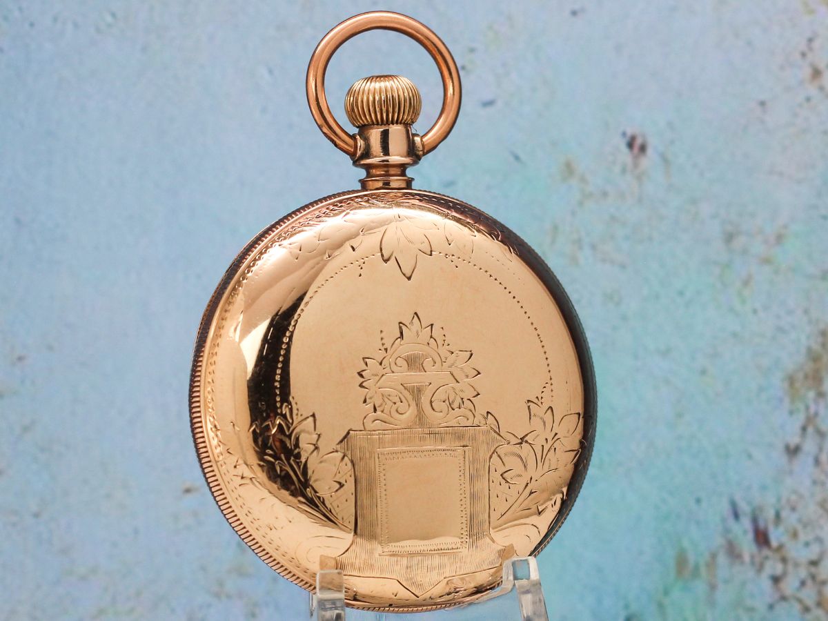 Elgin scissor hand pocket watch movement