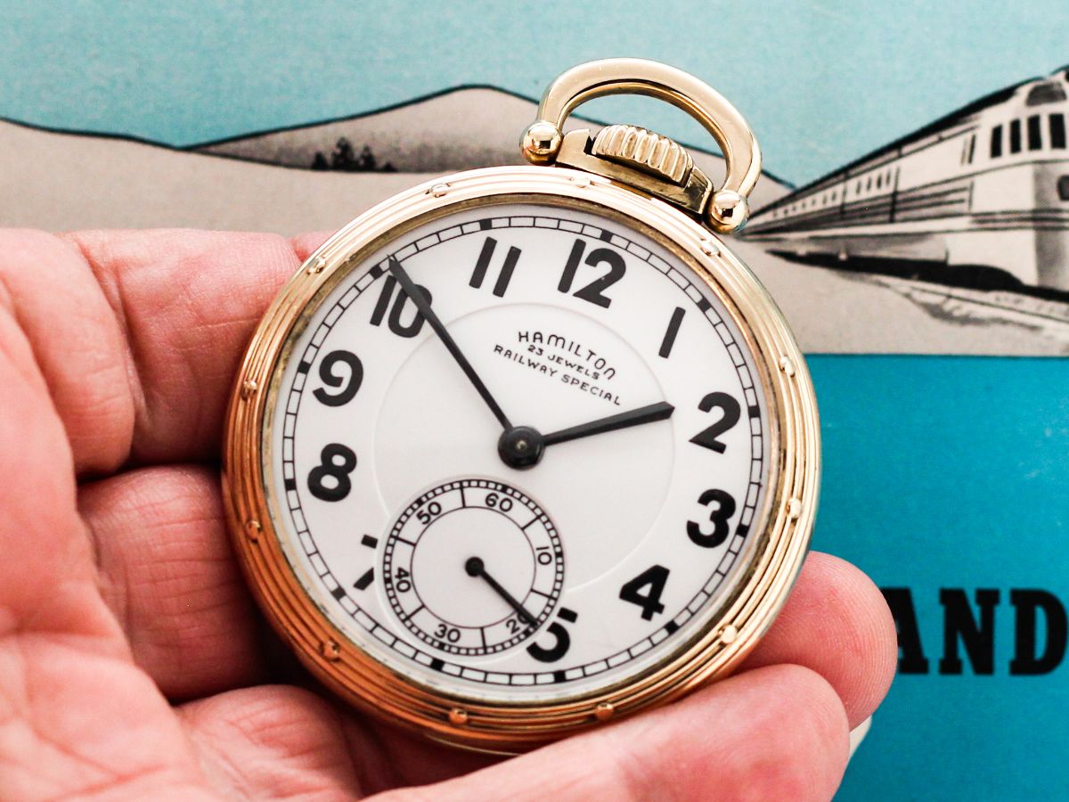 Hamilton Grade 950B railroad pocket watch