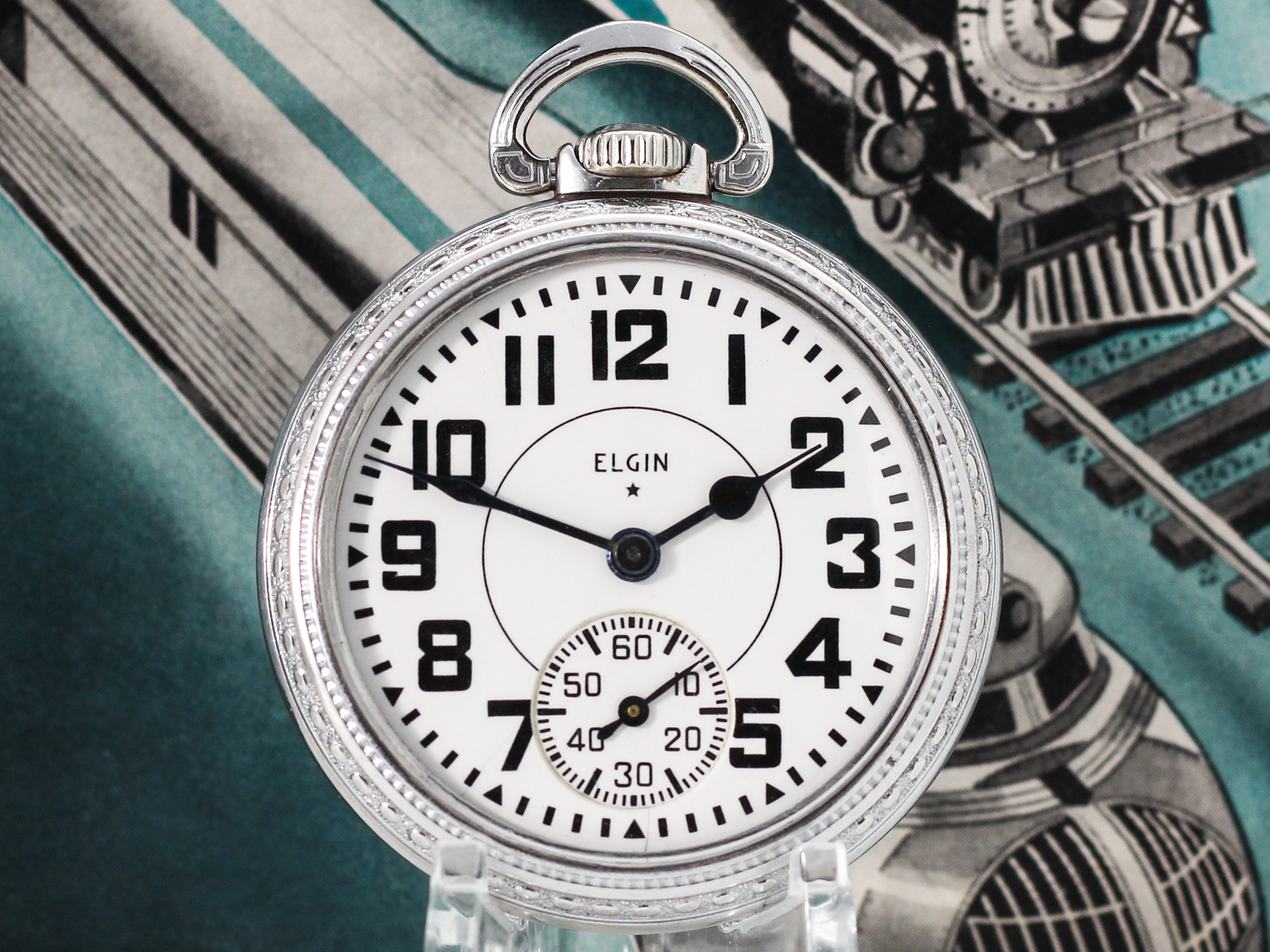 Elgin Railroad Pocket Watch c.1925