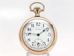 Antique Waltham Pocket Watch Grade Royal Faced with this Montgomery Dial circa 1915