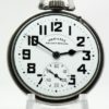 Extra Fine Hamilton Pocket Watch Railway Special Grade 992B Housed in this Hamilton Model 15 Stainless Steel Case circa 1951
