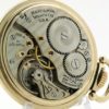 Hamilton Pocket Watch Railway Special Grade 992B Housed in a Hamilton 10K Yellow GF Model A Case circa 1949