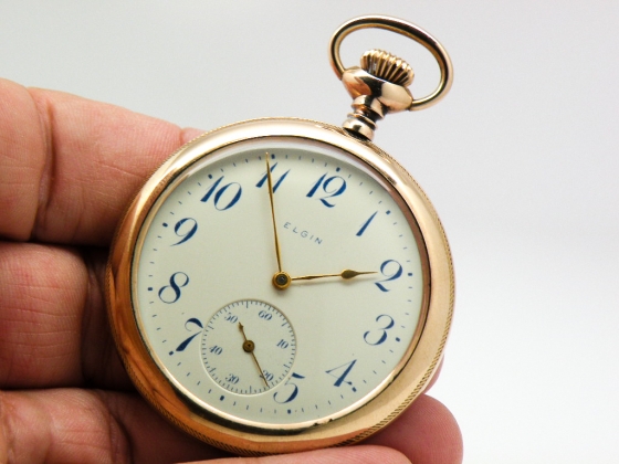 Pristine Antique Elgin Pocket Watch The Gentleman’s Dress Pocket Watch ...