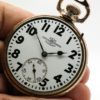 Pristine Ball Hamilton Pocket Watch Railroad Model 999P Size16 Housed in a Beautiful Patented Wadsworth Ball Stirrup Bow Case circa 1927