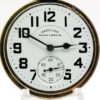 Pristine Hamilton Railway Special Pocket Watch Grade 992B Housed in a 14K Yellow Gold Fill Hamilton Model 11 Railroad Case in a circa 1950