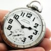 Extra Fine Hamilton Pocket Watch Railway Special Grade 992B Housed in this Hamilton Model 15 Stainless Steel Case circa 1951