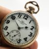 Pristine Ball Hamilton Pocket Watch Railroad Model 999P Size16 Housed in a Beautiful Patented Wadsworth Ball Stirrup Bow Case circa 1927