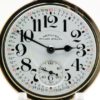 Hamilton Pocket Watch Railway Special Grade 992B Housed in a Hamilton 10K Yellow GF Model A Case circa 1949