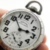 Extra Fine Hamilton Pocket Watch Railway Special Grade 992B Housed in this Hamilton Model 15 Stainless Steel Case circa 1951