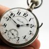Pristine Hamilton Pocket Watch Railroad Grade 940 Housed in a Rare Glass Back Hamilton Salesman Display Case circa 1909