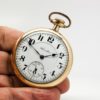 Pristine Hamilton Pocket Watch Railroad Grade 992 Lever Set Movement Housed in Yellow Gold Filled Railroad Case circa 1913