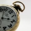 Antique Ball Hamilton Pocket Watch Grade 999P 21 Jewel Official Railroad Standard Housed in Yellow GF Railroad Case circa 1925