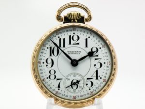 Vintage Waltham Pocket Watch 21 Jewel Railroad Grade The Riverside Housed in a Beautiful Rose Gold Fill Case circa 1936