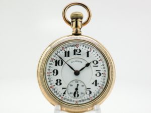 Extra Fine Highest of Grade Railroad Pocket Watches This Illinois 23 Jewel Bunn Special Housed in a Beautiful 10K Gold Fill Illinois Case circa 1921
