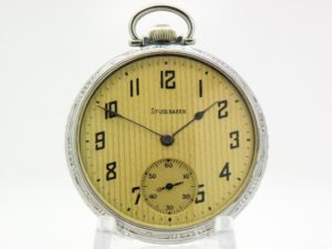 Pristine South Bend Pocket Watch Grade Studebaker The Gentlemen’s Dress Pocket Watch of the Day Housed in this Fine Emperor Case circa 1925
