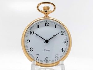 Quality Modern Quartz Swiss Pocket Watch Salesman Sample with No Brand Name on Dial