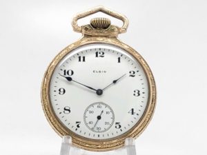 Antique Elgin Pocket Watch The Gentlemen’s Dress Pocket Watch of the Day circa 1919