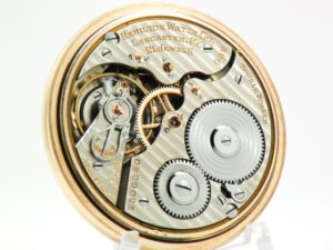 Pristine Antique Hamilton Pocket Watch Railroad Grade 992 Movement Housed this Classic Rose Gold Fill Railroad Case circa 1928