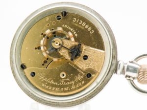 Pristine Antique Waltham Pocket Watch Early Stem Wind and Stem Set Grade Appleton Tracy Housed in this Beautiful Coin Silver Case circa 1886