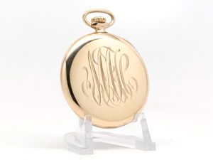 G.M Wheeler Elgin Grade 452 Pocket Watch Housed in a 14K Solid Gold Case