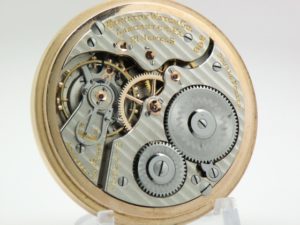 Pristine Antique Hamilton Pocket Watch Railroad Grade 992 Lever Set Movement Housed in Beautiful Wadsworth Yellow Gold Fill Case circa 1920