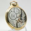 Pristine Hamilton Railway Special Pocket Watch Grade 992B Housed in a Hamilton Model 2 Glass Back Display Case circa 1942