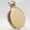 Pristine Elgin Pocket Watch Scarce 19 Jewel Railroad Model with Up / Down Wind Indicator Housed in a Keystone Mainliner Case circa 1913