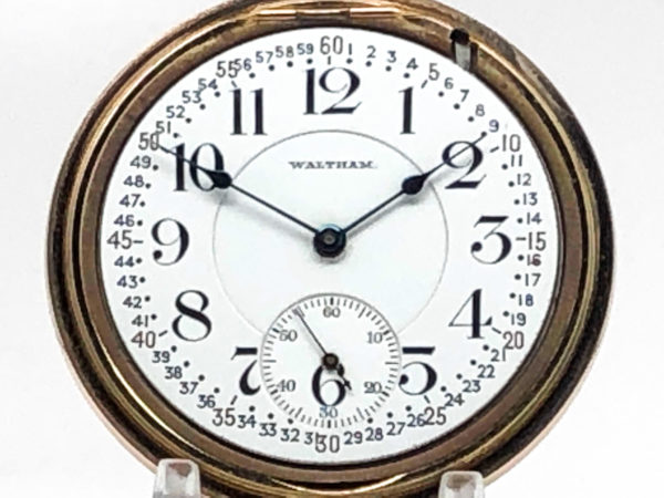 Antique Waltham Pocket Watch Grade Royal Faced with this Montgomery Dial circa 1915