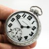 Hamilton Pocket Watch Railroad Grade 992 Lever Set Movement Housed in a Beautiful White Gold Fill Emperor Case circa 1919