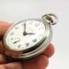 Vintage Westclox Pocket Watch Model Bulls Eye Size 16 Measuring 2 Inches in Diameter the Most Popular of Sizes circa 1950s