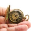 Vintage Ladies Waltham Pocket Watch with a 17 Jewel Movement Housed in a Beautiful rare Green Gold Fill Hunter Case circa 1950’s