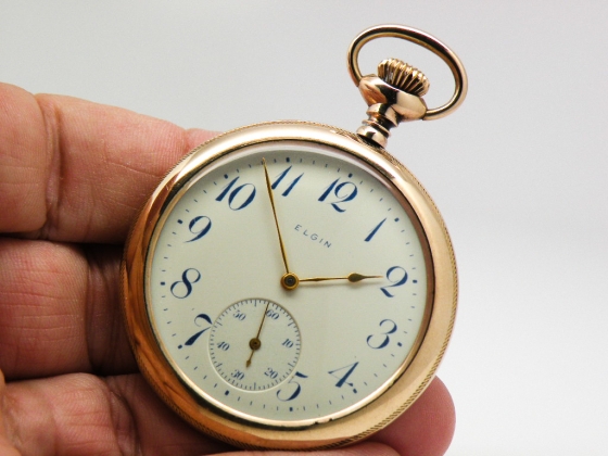 Pristine Antique Elgin Pocket Watch The Gentleman’s Dress Pocket Watch ...