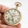 Pristine Elgin Pocket Watch The Gentlemen’s Dress Pocket Watch of the Day with this Ornate Dress Dial Housed in a Beautiful GF Case circa 1937