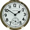 Pristine Antique Hamilton Pocket Watch Railroad Grade 992 Housed in the Elusive Wadsworth Case Co. 14K Green GF Cross Bar Case circa 1925