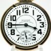Pristine Waltham Pocket Watch Highest Grade 23 Jewel Vanguard Railroad Model Housed in the Beautiful 10K Gold Fill Case circa 1942