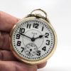 Vintage Elgin Pocket Watch Railroad Grade 571 Housed in this Elgin 10K Gold Fill Streamline Railroad Case circa 1947