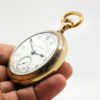 Antique Hampden Pocket Watch The Special Railway with a Beautiful Two Tone Movement Housed in a 10K GF Case circa 1907