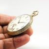 Extra Fine Antique South Bend Pocket Watch Gentlemen's Dress Model 429 Housed in the Elusive Green Gold Fill Wadsworth Case circa 1923
