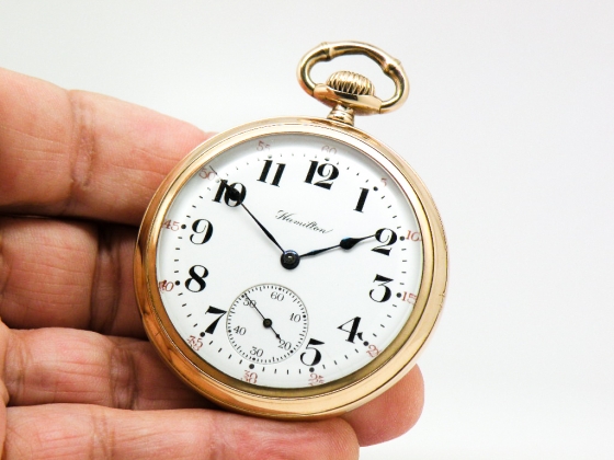 Pristine Hamilton Pocket Watch Railroad Grade 992 Ornate Model 1 Lever ...