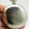 Pristine Antique Elgin Pocket Watch Housed in the Popular Train Engraved Case the Gentlemen’s Dress Pocket Watch of the Day circa 1905