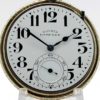 Antique Dauber Hampden Railroad Pocket Watch Grade New Railway Housed in this Elusive 14K Green Gold Fill circa 1915