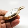 Pristine Elgin Pocket Watch Scarce 19 Jewel Railroad Model with Up / Down Wind Indicator Housed in a Keystone Mainliner Case circa 1913