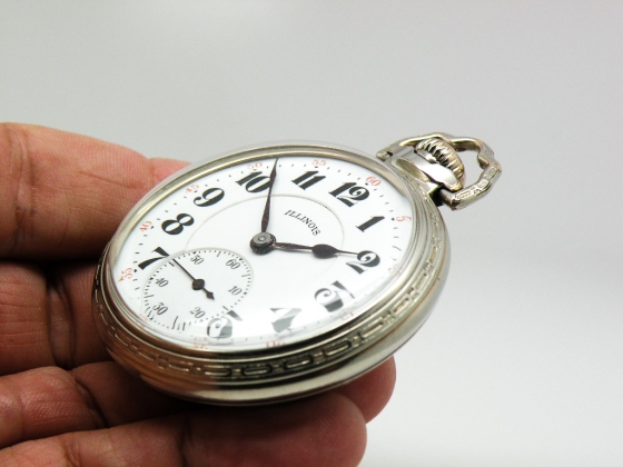 Antique Illinois Pocket Watch Railroad Grade Bunn Special Housed in 14K ...