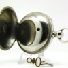 Pristine Antique Elgin Pocket Watch Key Wind and Key Set Size 18 and Housed in this Beautiful Dueber Case Company Silverine Case circa 1885