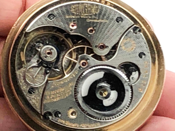 Antique Illinois Pocket Watch Rare Railroad Grade 23 Jewel Sangamo circa 1907