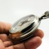 Pristine Hamilton Pocket Watch Railroad Grade 940 Housed in a Rare Glass Back Hamilton Salesman Display Case circa 1909