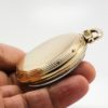 Hamilton Pocket Watch Railway Special Grade 992B Housed in a Hamilton 10K Yellow GF Model A Case circa 1949