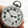 Extra Fine Hamilton Pocket Watch Railway Special Grade 992B Housed in this Hamilton Model 15 Stainless Steel Case circa 1951