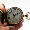Antique Waltham Pocket Watch High Grade 23 Jewel Vanguard Housed in Beautifully Engraved 14K Gold Fill Dauber Hunter Case circa 1911