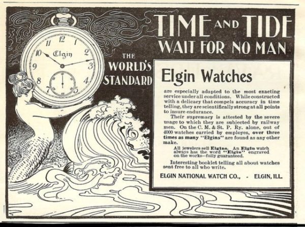 G.M Wheeler Elgin Grade 452 Pocket Watch Housed in a 14K Solid Gold Case